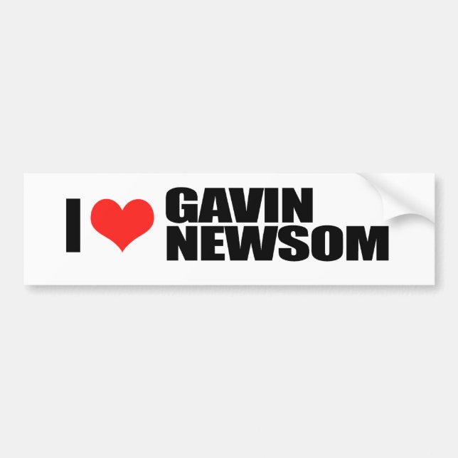 Gavin Newsom für Gouverneur 1 Autoaufkleber (Vorne)