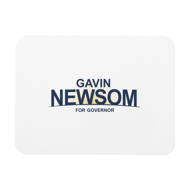Gavin Newsom für Gouverneur Magnet (Horizontal)