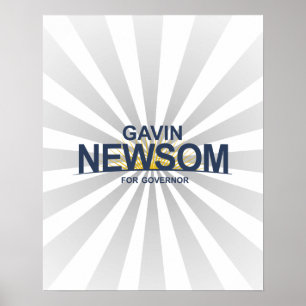 Gavin Newsom für Gouverneur Poster
