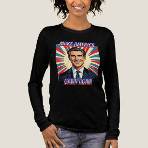 Gavin Newsom für Präsident 2028   Amerika Tri-Blend Shirt