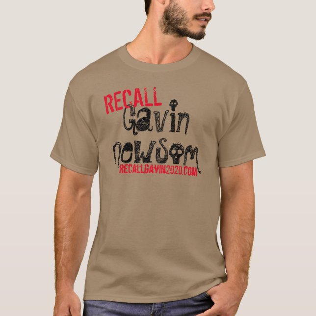 Gavin Newsom ist Gift für Kalifornien T-Shirt (Vorderseite)