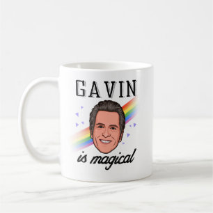 Gavin Newsom ist magisch Kaffeetasse