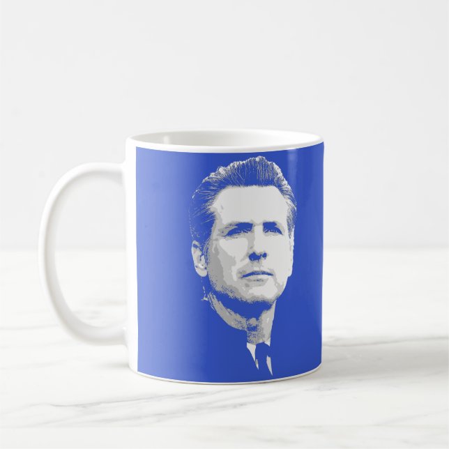 Gavin Newsom Kaffeetasse (Links)