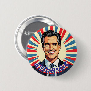 Gavin Newsom Kaliforniens Lieblingsgouverneur Button