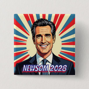 Gavin Newsom Kaliforniens Lieblingsgouverneur Button