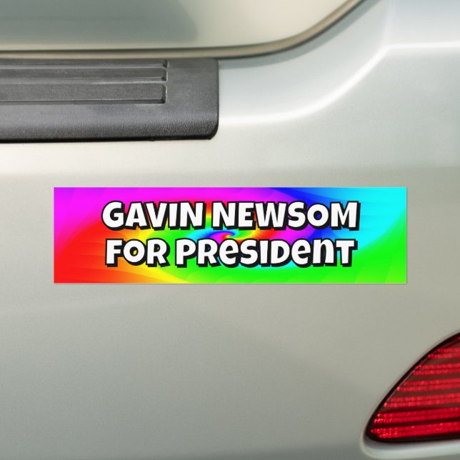 Gavin Newsom, Präsident Autoaufkleber (Auf Auto)