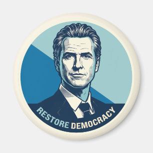Gavin Newsom stellt Demokratie wieder her Magnet
