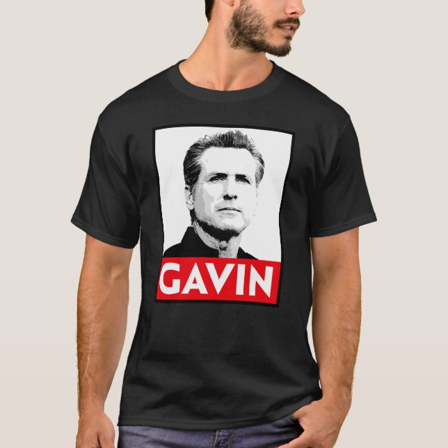 Gavin Newsom T-Shirt (Vorderseite)