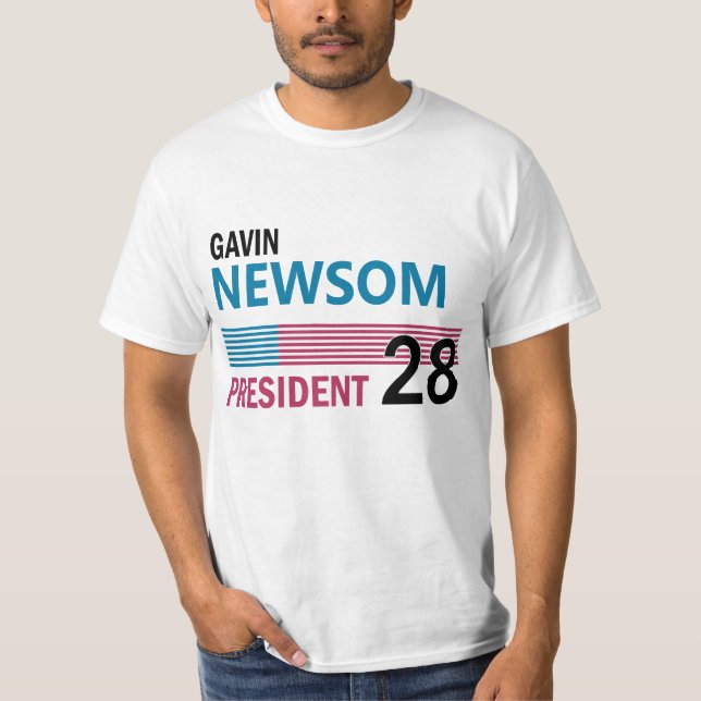 Gavin Newsom T-Shirt (Vorderseite)