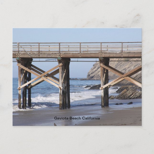 Gaviota Beach California Postkarte (Vorderseite)