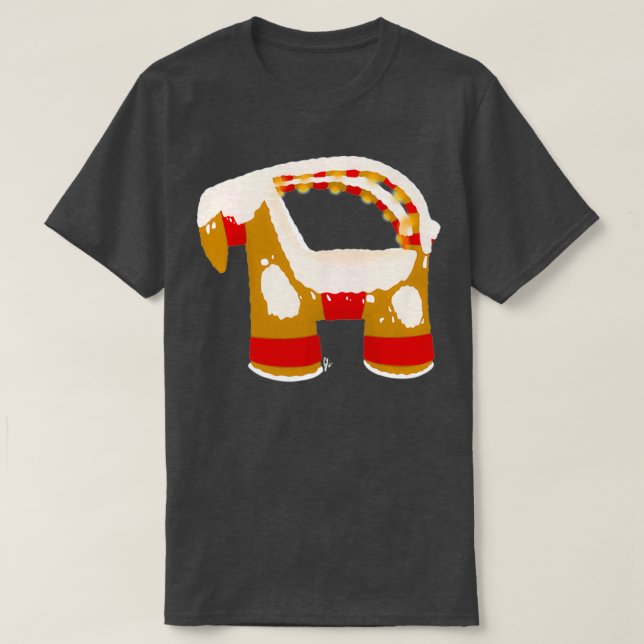Gavlebocken Gavle Goat (Schneeflocken) (2) T-Shirt (Design vorne)