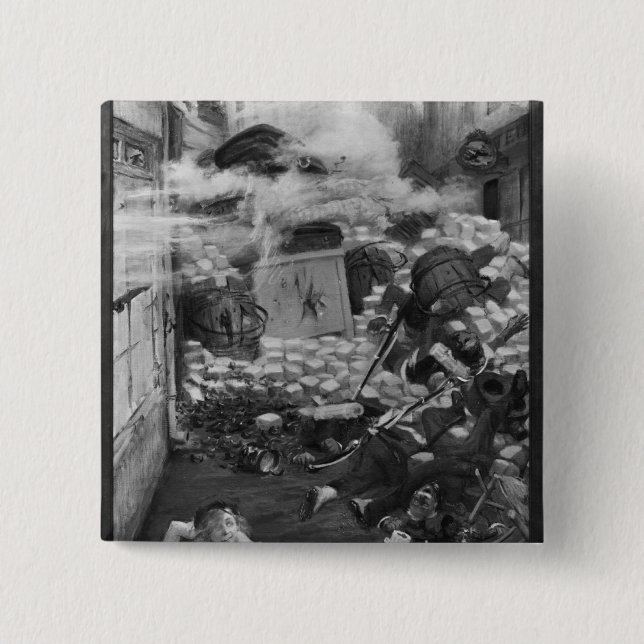 Gavroche, das Patronen sammelt Button (Vorderseite)