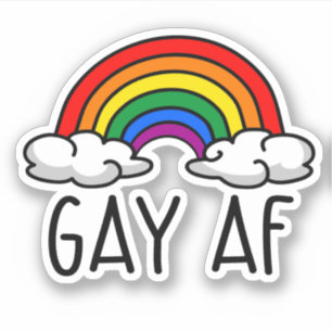 GAY AF AUFKLEBER