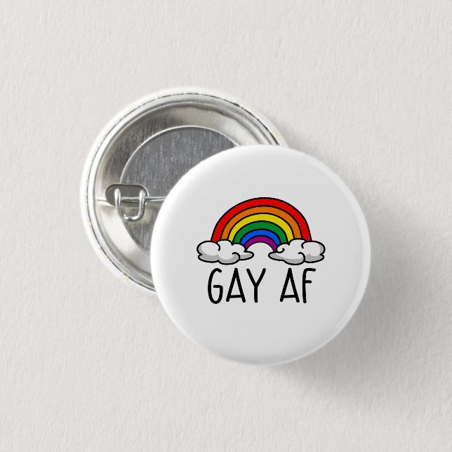 GAY AF BUTTON (Vorne & Hinten)