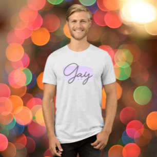 Gay AF Lavender Tri-Blend Shirt