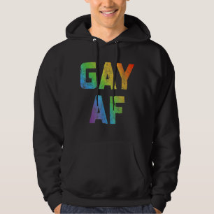 Gay Af Women Men - Gleichheit gegenüber Lesben Hoodie