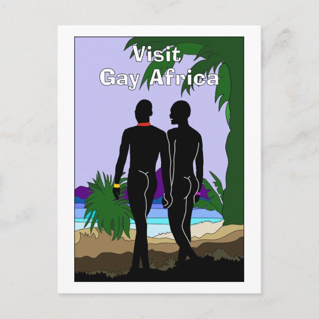 Gay Africa Travel Postkarte (Vorderseite)