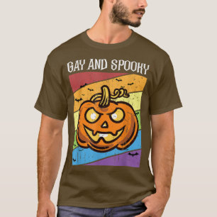 Gay and Spooky Halloween-Party Kostüme LGBTQ Stolz T-Shirt