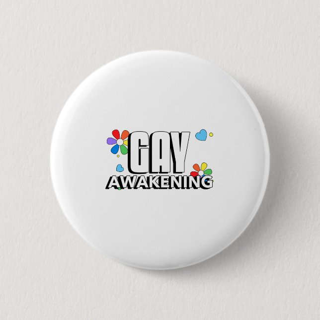 Gay Awakening Button (Vorderseite)