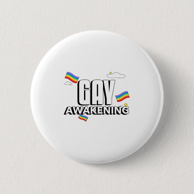 Gay Awakening Button (Vorderseite)