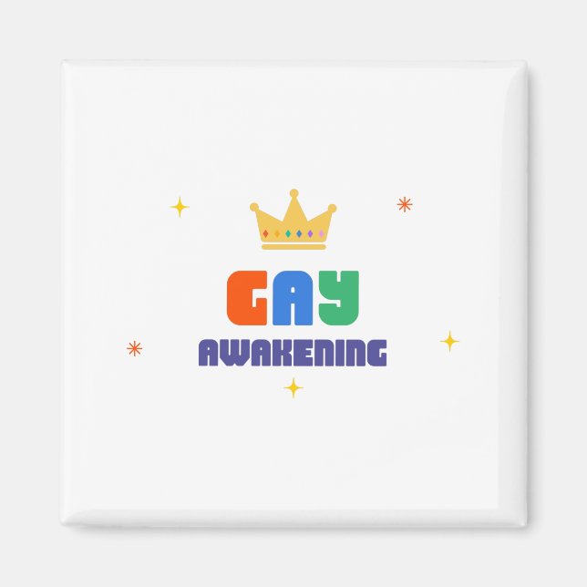 Gay Awakening Magnet (Vorne)