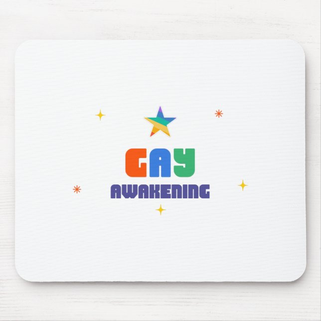 Gay Awakening Mousepad (Vorne)