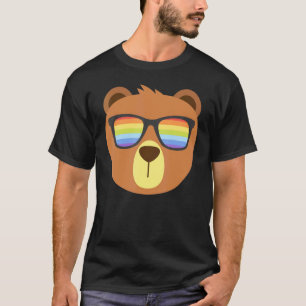 Gay Bär mit Sonnenbrille LGBt Pride Monat T-Shirt