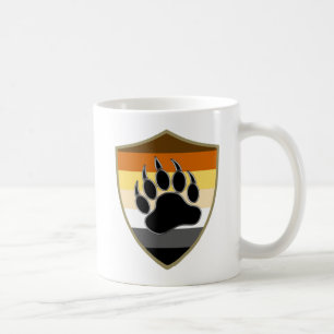 Gay-Bär-Stolzfarben Bärenpranken-Schild Tasse