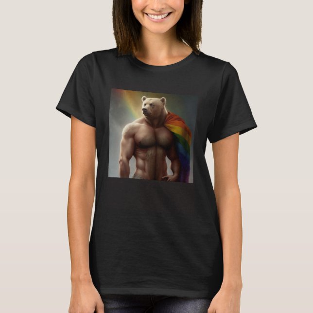 Gay Bear for lgbtq T-Shirt (Vorderseite)