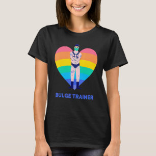 Gay Bear Gay Daddy Bulge Trainer Regenbogen T-Shirt