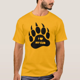 GAY Bear Ich höre meine Kub Bären Paw T-Shirt