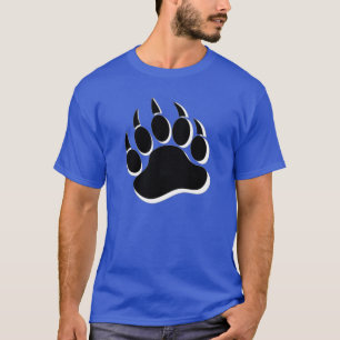 Gay Bear Klaue Schwarz und Weiß 3D-Effekt - T-Shir T-Shirt