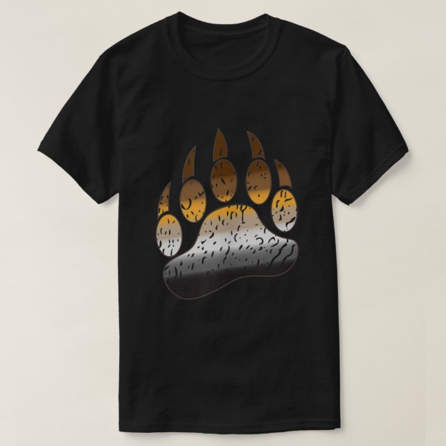Gay Bear Paw Pride Distressive Tank Top (Design vorne)