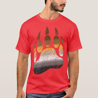 Gay Bear Paw Pride  T-Shirt