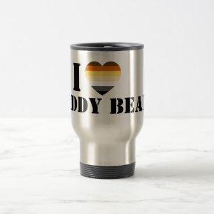 GAY BEAR PRID I HERART DADDY BEAR REISEBECHER
