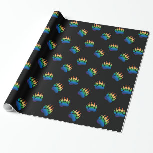 Gay Bear Pride Bear Paw Geschenkpapier