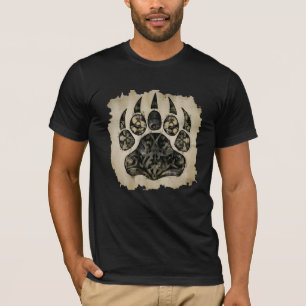 Gay Bear Pride Cool bedrängter Bärentatzen HOT !! T-Shirt