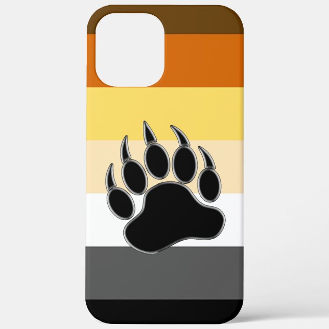 Gay Bear Pride Flag Bear Paw Case-Mate iPhone Fall Case-Mate iPhone Hülle (Rückseite)