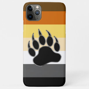 Gay Bear Pride Flag Bear Paw iPhone 11 Pro Max Hülle
