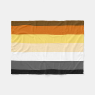 Gay Bear Pride Flag Fleecedecke