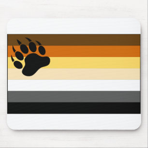 Gay Bear Pride Flag Mousepad