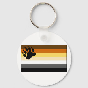 Gay Bear Pride Flag Schlüsselanhänger