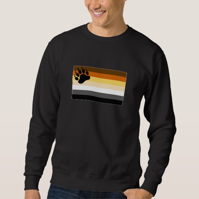 Gay Bear Pride Flag Sweatshirt (Vorderseite)