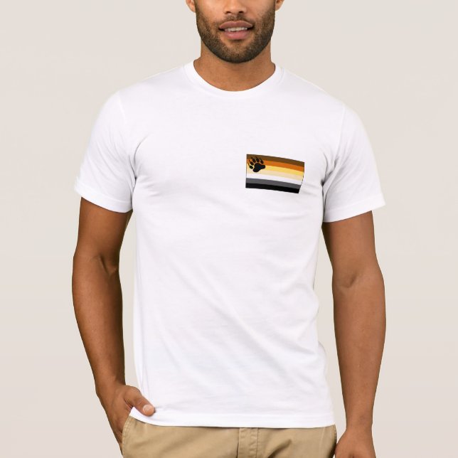 Gay Bear Pride Flag T-Shirt (Vorderseite)