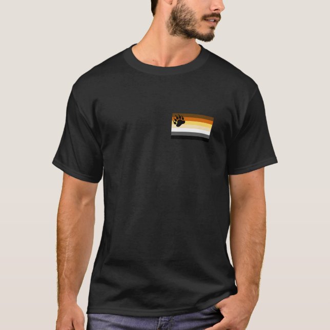 Gay Bear Pride Flag T-Shirt (Vorderseite)