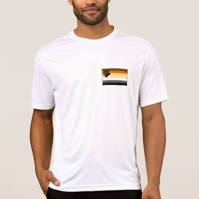 Gay Bear Pride Flag T-Shirt (Vorderseite)