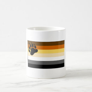 Gay Bear Pride Flag Verwandlungstasse