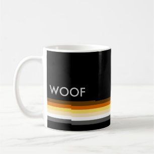 Gay Bear Pride Flag WOOF Masculine and Sleek Tasse
