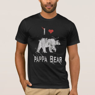 Gay Bear Pride gestresster Love Pappa Bär T-Shirt