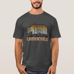 Gay Bear Pride Grunge Furrocious Bären PRIDE COLOR T-Shirt